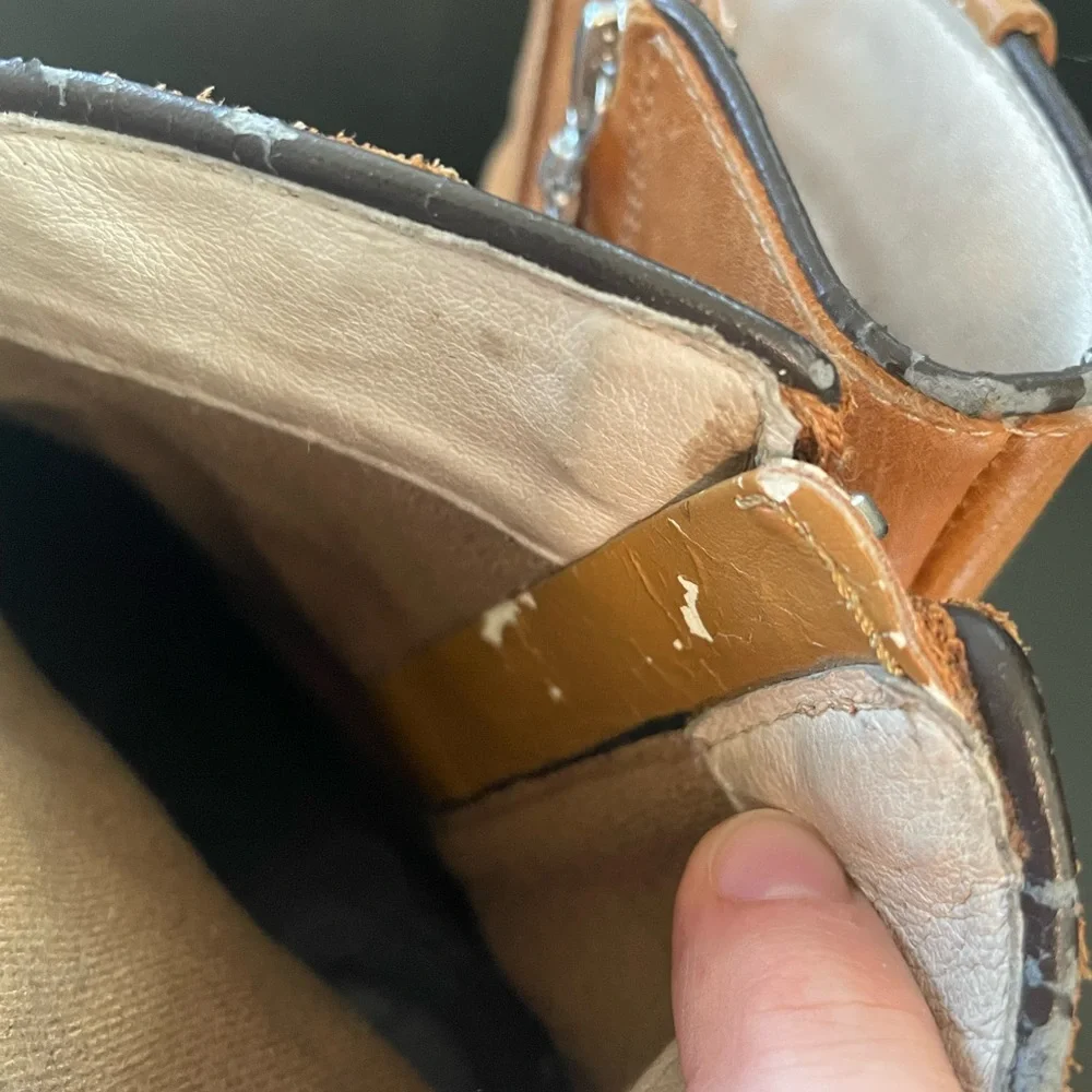 Red Wing Inez Leather Zip Up Ankle Boots Size 6.5 - Picture 8 of 10